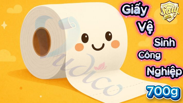 Giấy Vệ Sinh Cuộn Lớn 700g SATY – Cho Doanh Nghiệp Tại Hải Phòng 2 Giay-Ve-Sinh-Cuon-Lon-700g-SATY-–-Cho-Doanh-Nghiep-Tai-Hai-Phong-2