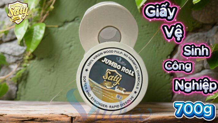 giấy vệ sinh công nghiệp SATY 700g thương hiệu uy tín tại Hải Phòng