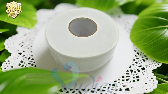 Giấy vệ sinh công nghiệp SATY 700g sử dụng trong nhà máy và khu công nghiệp tại Hải Phòng.