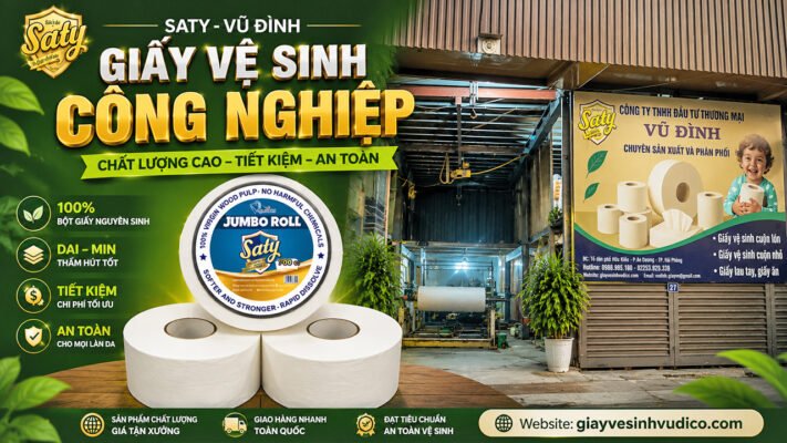 Giấy Vệ Sinh Công Nghiệp VUDICO – Giải Pháp Tiết Kiệm Chi Phí Cho Doanh Nghiệp, Bệnh Viện, Trường Học