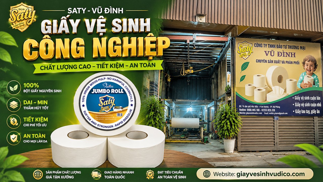 Giấy Vệ Sinh Công Nghiệp VUDICO – Giải Pháp Tiết Kiệm Chi Phí Cho Doanh Nghiệp, Bệnh Viện, Trường Học 1 Giấy Vệ Sinh Công Nghiệp VUDICO – Giải Pháp Tiết Kiệm Chi Phí Cho Doanh Nghiệp, Bệnh Viện, Trường Học